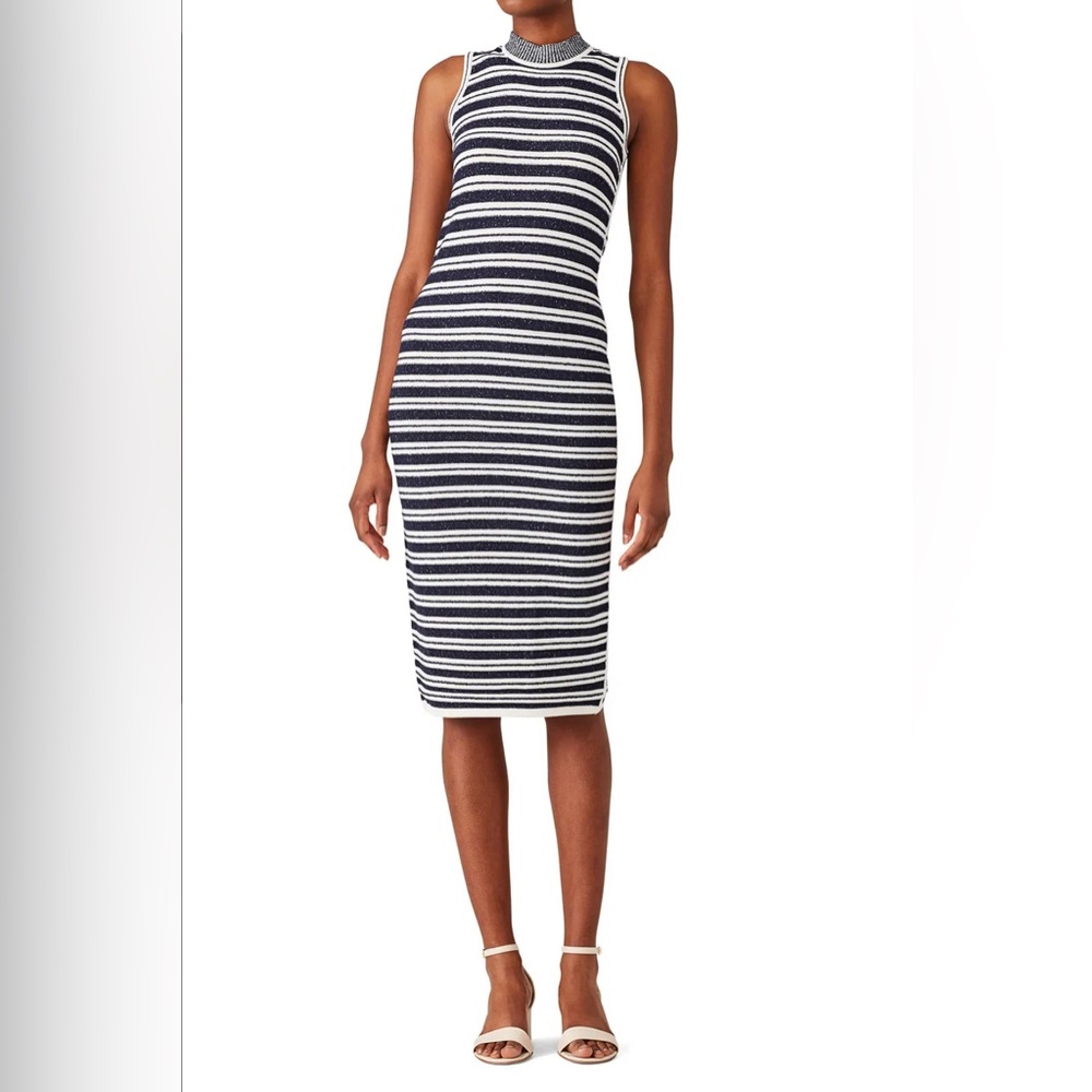 Jason Wu nautical navy bodycon dress, small